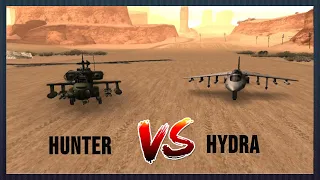 GTA SanAndreas - Hydra VS Hunter | Dream Gangsters Gaming