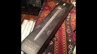 Valyrian Steel: Game of Thrones Longclaw *damascus* sword of Jon Snow 1:1 scale replica review!