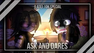 Afton Family Dares || (Late) 10k special || FNaF Gacha Club