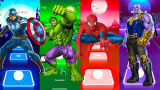 Telis Hop EDM & Phonk Rush -  Captain America vs Hulk vs Spider-Man vs Thanos