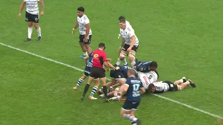 TOP 14 - Essai de Afa AMOSA (AB) - CA Brive - Aviron Bayonnais - Saison 2022/2023