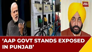 Punjab Government Hikes Vat On Petrol &  Diesel | Congress, BJP Hit Out At Mann Govt