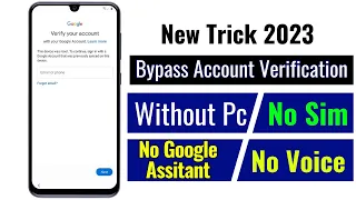 How to Bypass Google Account Verification Without a PC - 2023 Updated!