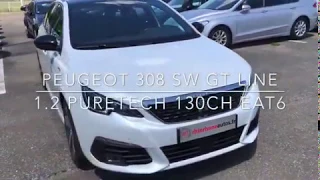 PEUGEOT 308 Sw GT Line 1.2 PureTech 130ch Eat6 / Réf : 8792