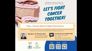 13 Nov 2021 FB Live Health Talk -  Prevent, Detect and Fight Colon Cancer