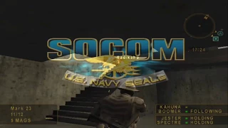 SOCOM 1 ACE EVERY MISSION Admiral Difficulty Intro.