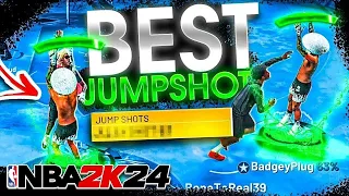 The BEST JUMPSHOTS for EVERY THREE POINT RATING + HEIGHT on NBA 2K24!