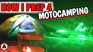 Motorcycle Camping Gear | What I Pack On My Harley Davidson! Part 1 Prep & Planning