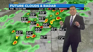 Chicago First Alert Weather: Showers and storms coming through tonight