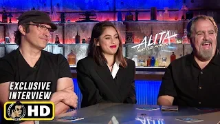 Rosa Salazar, Robert Rodriguez & Jon Landau Interview for Alita: Battle Angel
