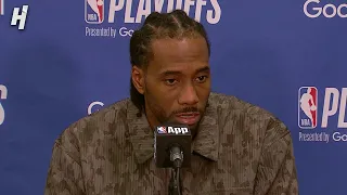 Kawhi Leonard talks Game 2 Loss vs Mavericks, Postgame Interview  🎤