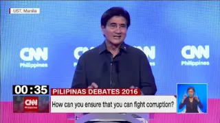 #PiliPinasDebates2016  The Vice Presidential debate