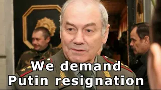 Attention Putin resignation demanded Russian generals News true General Ivashov