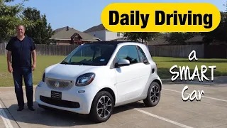 Daily Driving A Smart Car this week I take this 2017 SMART Car everywhere I go and you join me