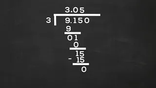 Learn how to divide decimals by whole numbers