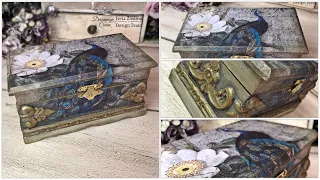 Decoupage Jewellery Box, Decoupage Queen Spring Release