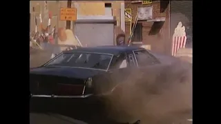 Just that scene of the car flipping and exploding from Troma movies. Nothing different, nope!