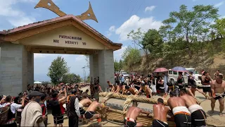 Monolith Stone Pulling - Phüsachodümi Baptist Church 75th Anniversary Of Christianity