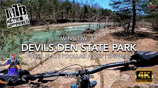 MTB Riding Devils Den State Park | NEW TRAIL DAY!!! | April 6, 2022