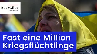 Fast eine Million ukrainische Kriegsflüchtlinge in Deutschland