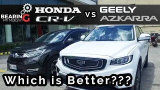 Geely Azkarra vs Honda CRV: The Rookie VS The Veteran