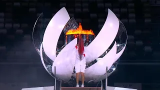 Encendido LLAMA OLIMPICA INAUGURACIÒN Juegos Olímpicos TOKIO 2020 Ceremonia Apertura Pebetero