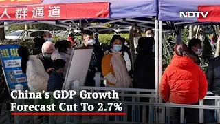 China's GDP Growth Forecast Cut To 2.7%