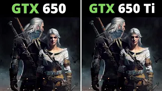 GTX 650 vs GTX 650 Ti | Test In 2022