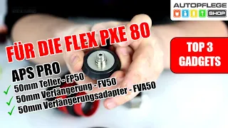 APS PRO 50mm backing plate for Flex PXE 80 + 50mm extension and adapter!