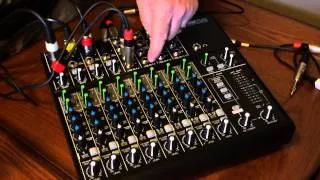 How to set up & use a Mackie 1202-VLZ4 Mixer for Podcasting