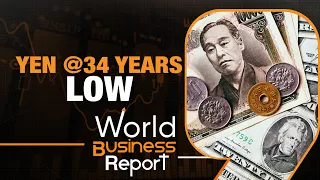 Japan's Yen Hits 34-Year Low Vs. Dollar