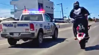 COOL & ANGRY COPS VS BIKERS | POLICE CHASE MOTORCYCLE