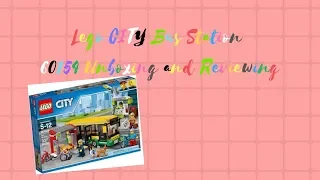 Lego City Bus Station 60154 Unboxing and Reviewing