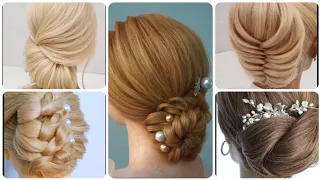 Cute & easy bun hairstyle for bridal | hairstyle for women | hairstyle for saree | Juda hairstyle