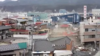 2011 Japan Tsunami - Kesennuma City. (Full Footage)