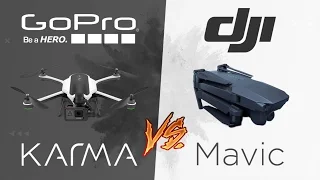GoPro Karma vs DJI Mavic Pro - DRONE COMPARISON !