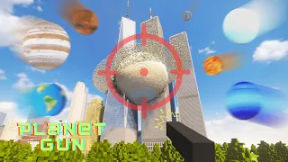 I Made Gun Shoots Planets! 🌎🔫 - Teardown Mod Experiment