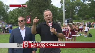 North Haven Police having fun with "Lip Sync Challenge"