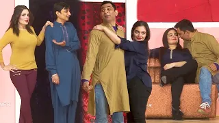 Amjad Rana with Maryam Khan and Zulfi | Comedy Clip | Stage Drama 2022 | Punjabi Stage Drama