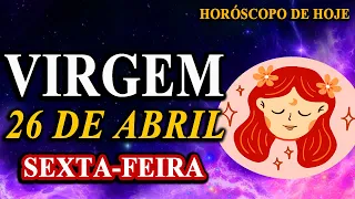 🌞𝐀 𝐥𝐮𝐳 𝐝𝐨 𝐬𝐨𝐥 𝐢𝐥𝐮𝐦𝐢𝐧𝐚 𝐨 𝐬𝐞𝐮 𝐜𝐚𝐦𝐢𝐧𝐡𝐨😍 Virgem♍ 26 de Abril 2024| Horóscopo de hoje