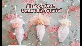 Shabby Chic Decorative Umbrella Tutorial