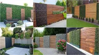 Backyard Fence Design Ideas 2023 | House Backyard Patio Design Ideas | House Exterior Boundary Wall