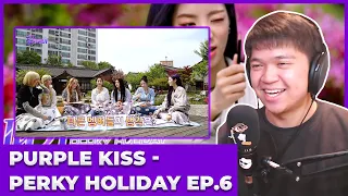 PURPLE KISS (퍼플키스) - PERKY HOLIDAY (퍼키 홀리데이) EP. 6 Reaction [DRAWING MISSION!]