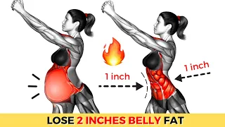 30-Min STANDING Workout to Lose That STUBBORN BELLY FAT | The Best Exercises to Get a Flat Stomach