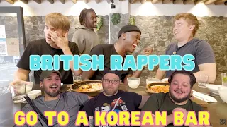 British Rappers go to a REAL Korean Bar and it gets HEATED!! 🔥🔥 REACTION