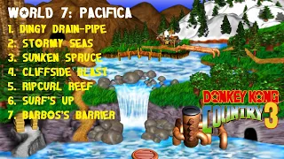 Donkey Kong Country 3 (GBA) (105%) (7|10) / World 7: Pacifica [3:2/4K@60]