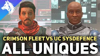 Starfield - Side With Crimson Fleet or UC Sysdefence (All 10 Unique Legendary Weapons & Armours)