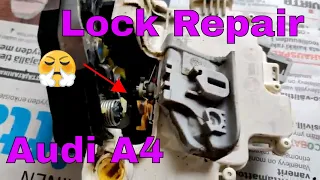 Audi A4 B8 Lock Actuator Repair