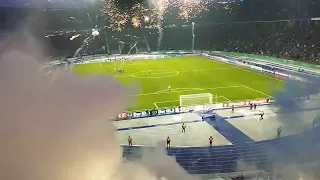 Silvester im Olympiastadion. Hertha vs Hamburg
