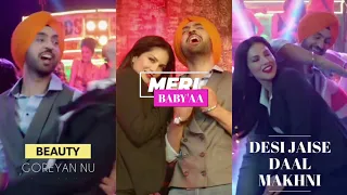 Crazy Habibi Vs Decent Munda | Guru Randhawa | Fullscreen Status | Sunny Leone | Diljit Dosanjh